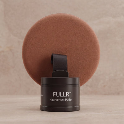 FULLR™ Haarverlust Puder | Geheimratsecken & kahle Stellen sofort unsichtbar