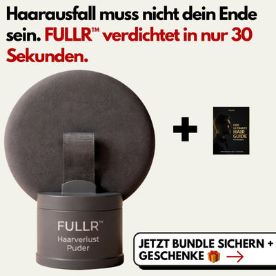 FULLR™ Haardichte Puder | Geheimratsecken & kahle Stellen sofort unsichtbar - Zenobuy™ DE