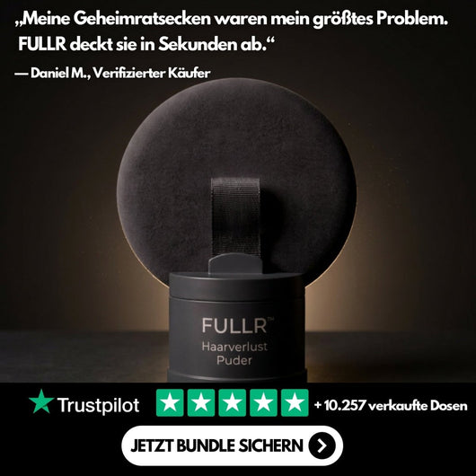 FULLR™ Haarverlust Puder | Geheimratsecken & kahle Stellen sofort unsichtbar - Zenobuy™ DE